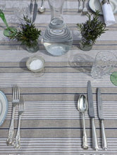 Load image into Gallery viewer, Tablecloth, French Blue Stripe (wipe and wash) in 5 si\wa
