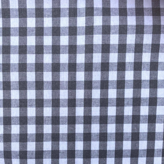 Tablecloth, Grey Gingham (wipe and wash) in 5 sizes