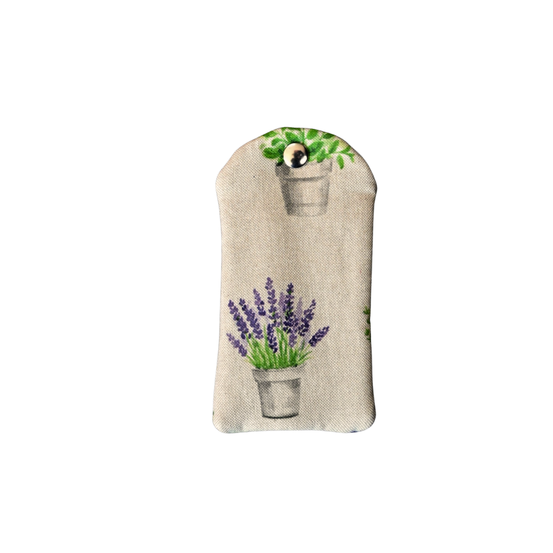 glasses case in herb garden design
