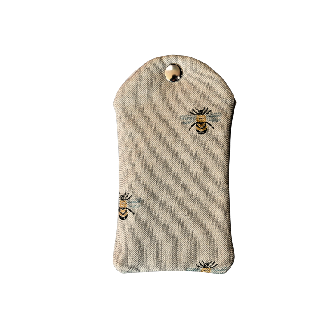 bees design glasses case