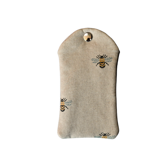 bees design glasses case