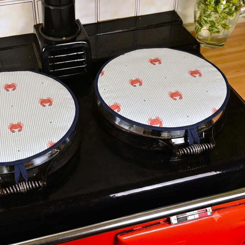 Loop Aga Tops, Range/Hob Covers - Crab (pair)