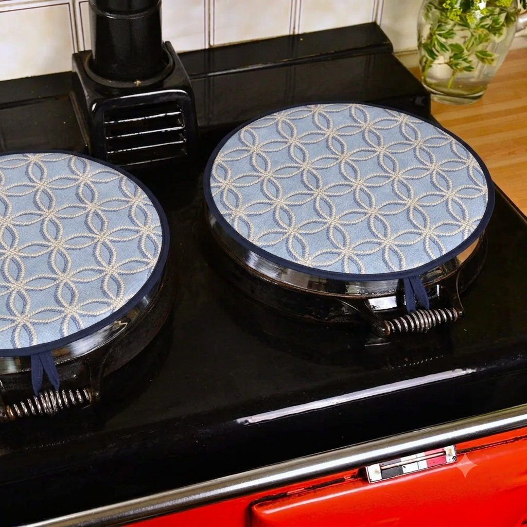 Loop Aga Tops, Range/Hob Covers - Nautical Rope (pair)