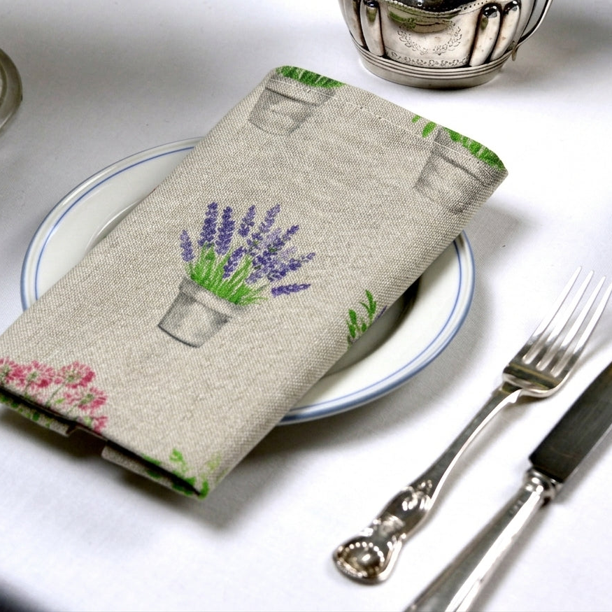Napkins x 4, Herb Garden