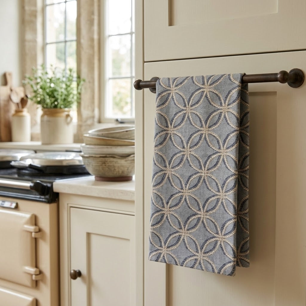 Cotton Tea Towel, Nautical Rope