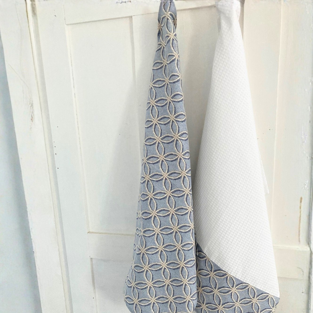 Cotton Tea Towel, Nautical Rope
