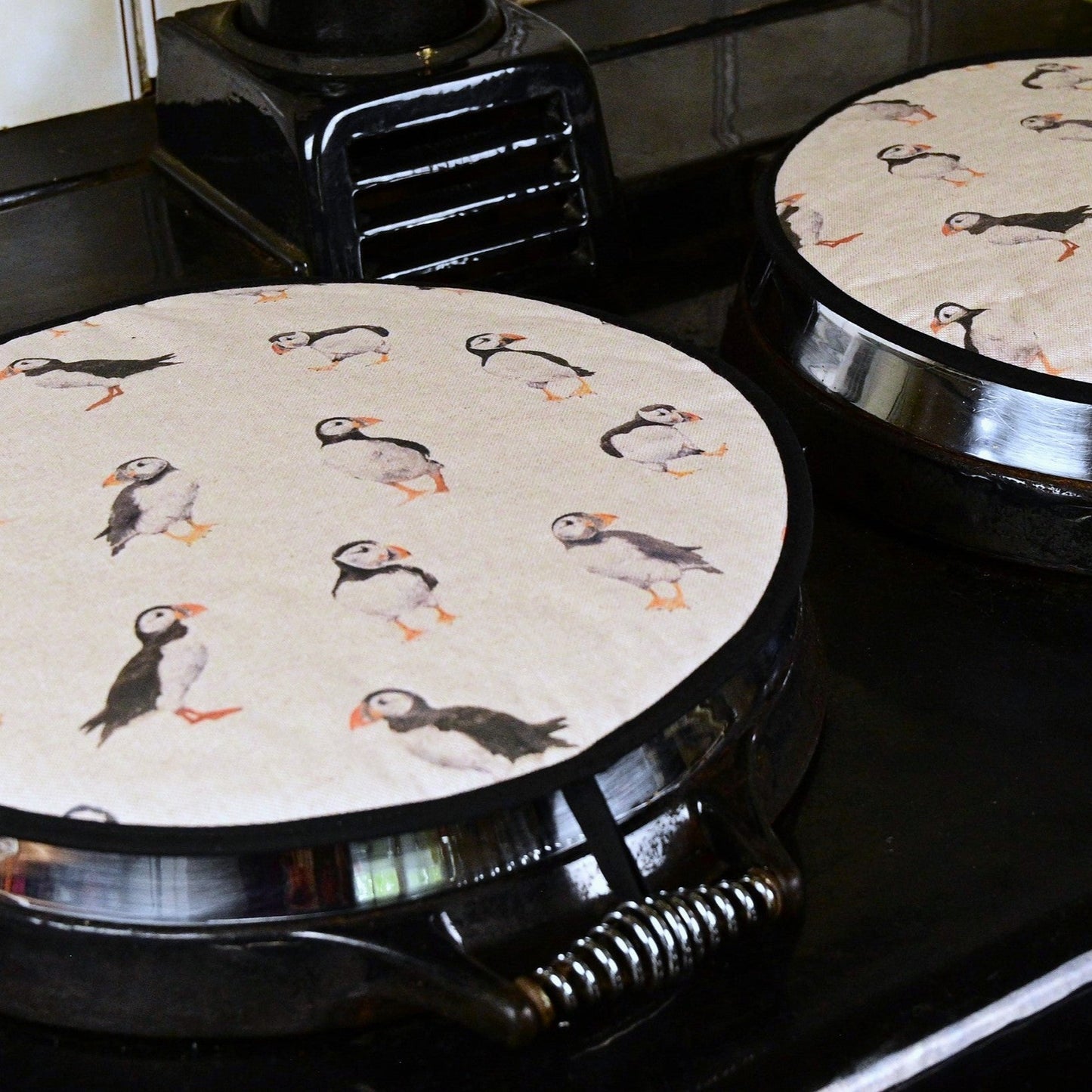 Loop Aga Tops, Range/Hob Covers, Puffins (pair)