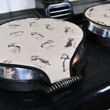 Load image into Gallery viewer, Magnetic Aga Tops, Range/Hob Covers, Puffins (pair)
