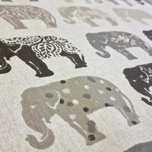 Load image into Gallery viewer, Tablecloth, Grey Elephants, in 5 sizes, Wipe Clean or Cotton material
