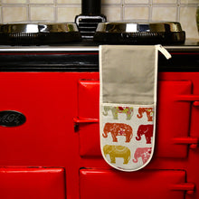Load image into Gallery viewer, Oven Gloves, Spice Elephant

