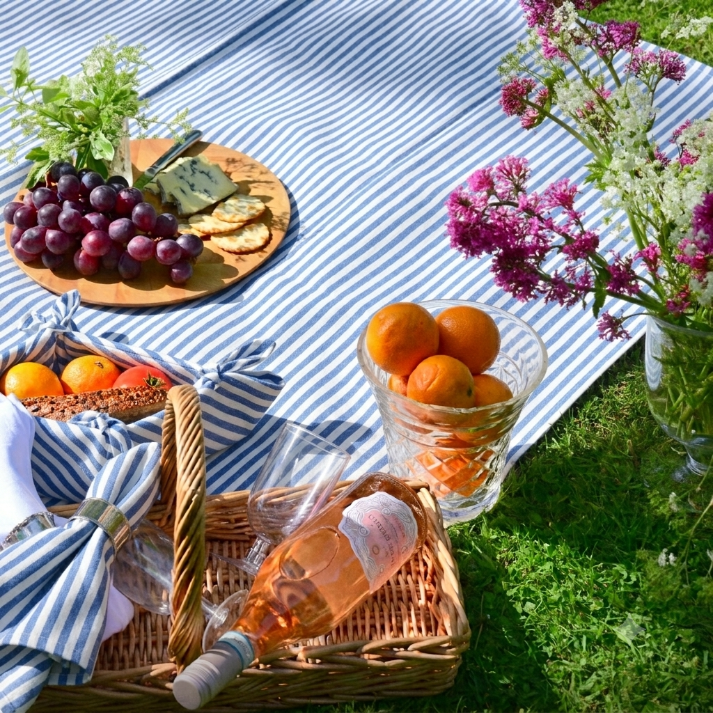 Picnic Rug - Sea Stripe