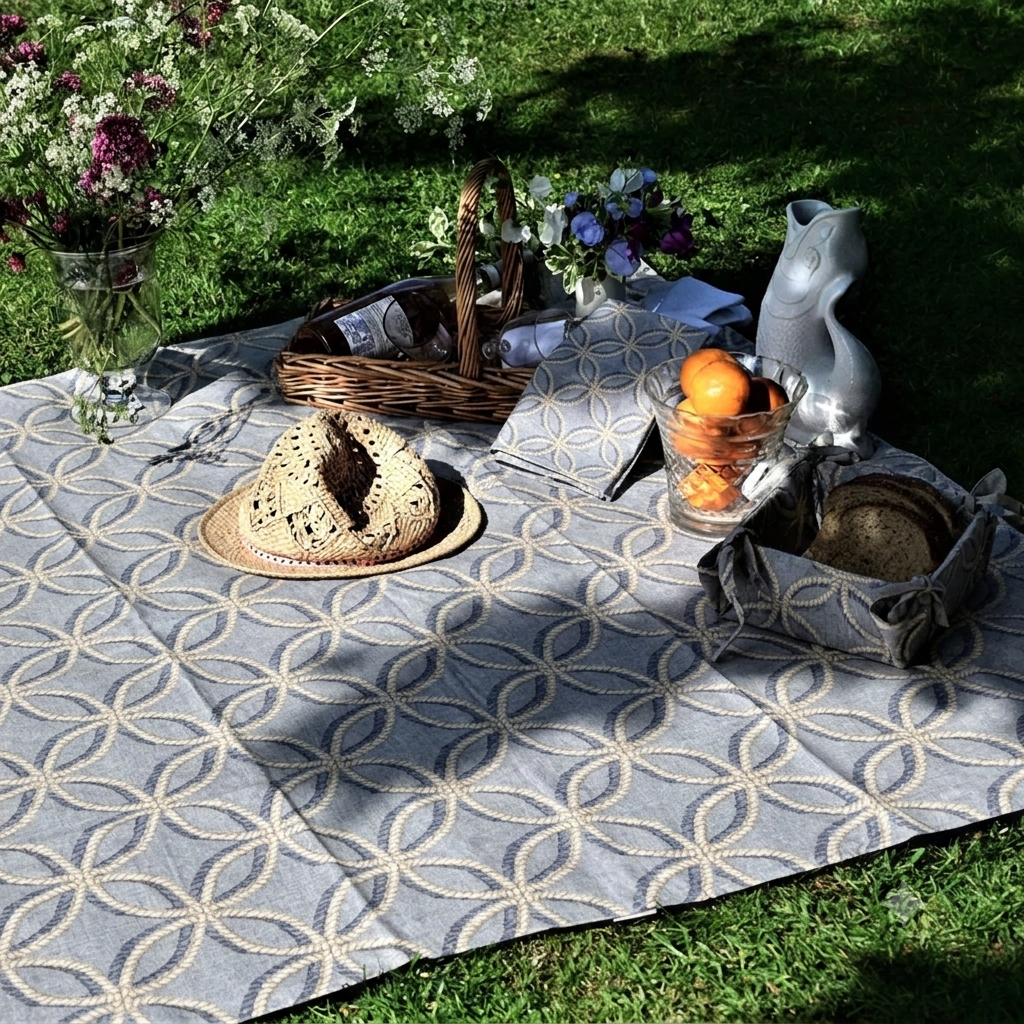 Picnic Rug - Nautical Rope