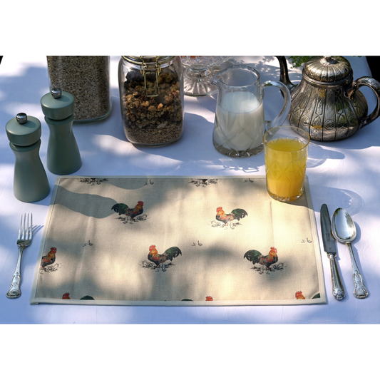Placemats, Cockerel