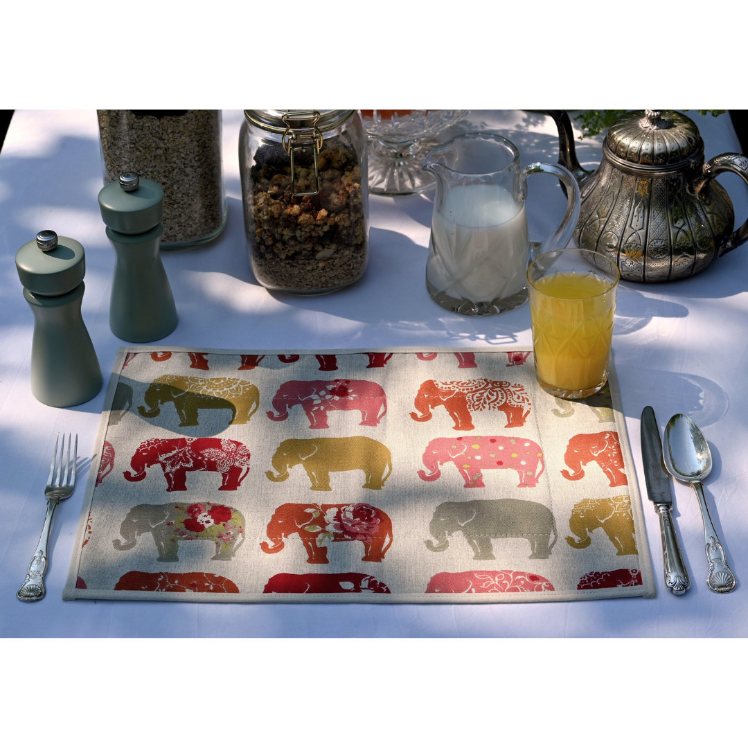 Placemats, Spice Elephants