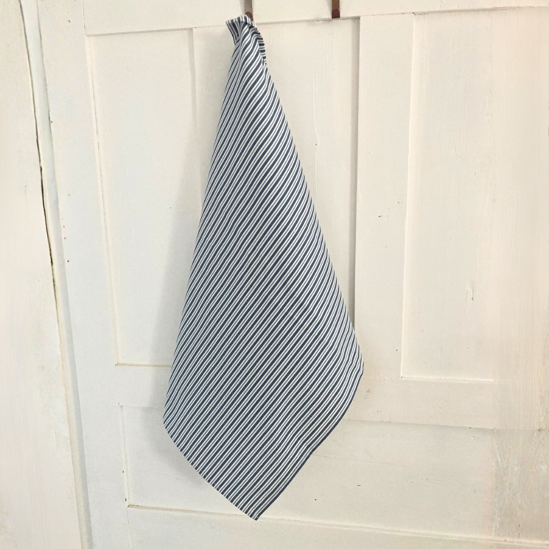 Cotton Tea Towel, Sea Stripe
