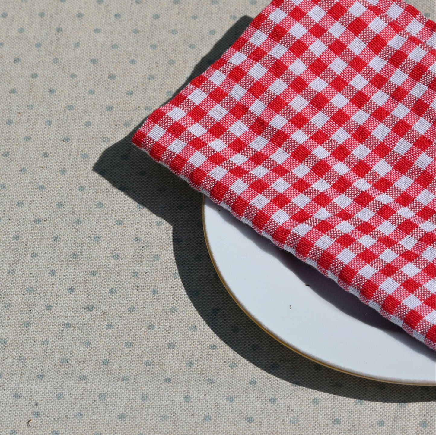 Napkins x 4 - Red Gingham