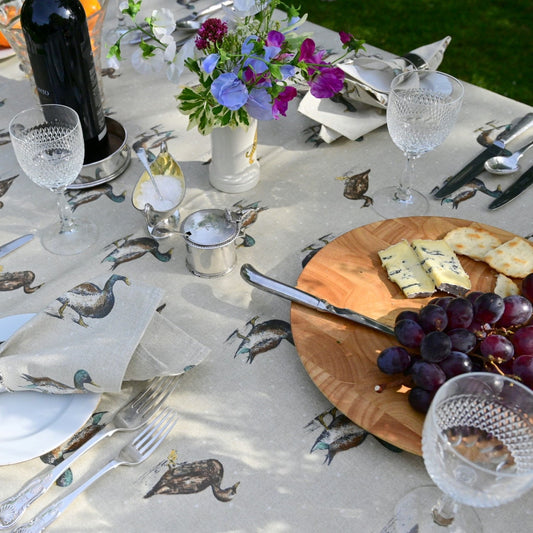 Oilcloth Tablecloth, Mallard in 3 sizes