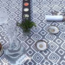 Load image into Gallery viewer, Tablecloth, Grey Pattern (wipe and wash) in 4 sizes
