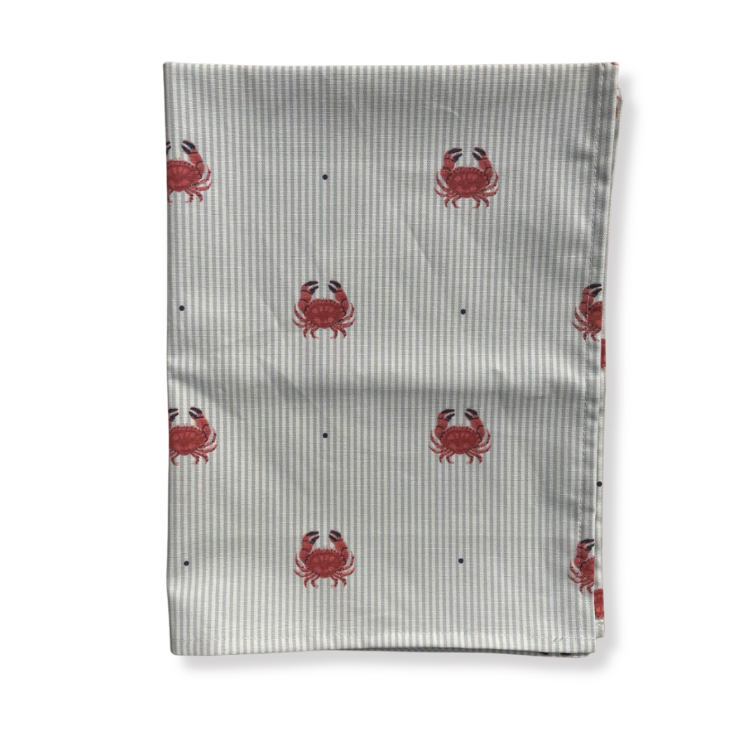 Cotton Tea Towel, Crab