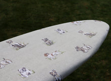 Load image into Gallery viewer, Ironing Board Cover, Dogs on Oatmeal
