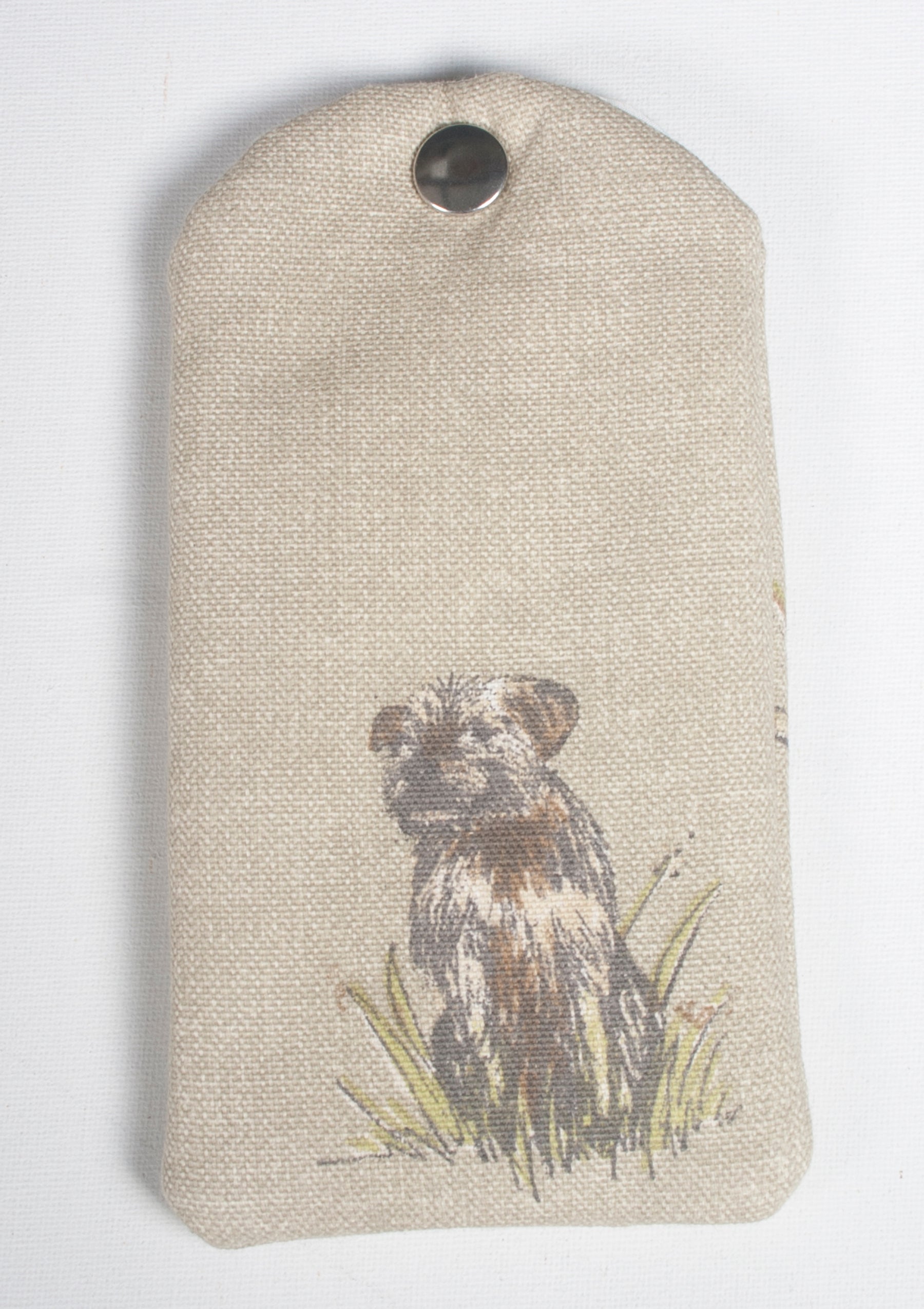 Glasses Case, Dogs on Oatmeal
