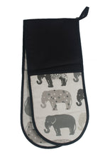 Load image into Gallery viewer, Oven Gloves, Grey Elephant
