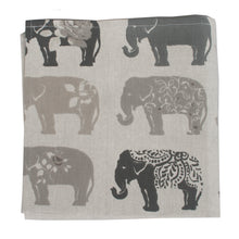Load image into Gallery viewer, Napkins x 4, Grey Elephant
