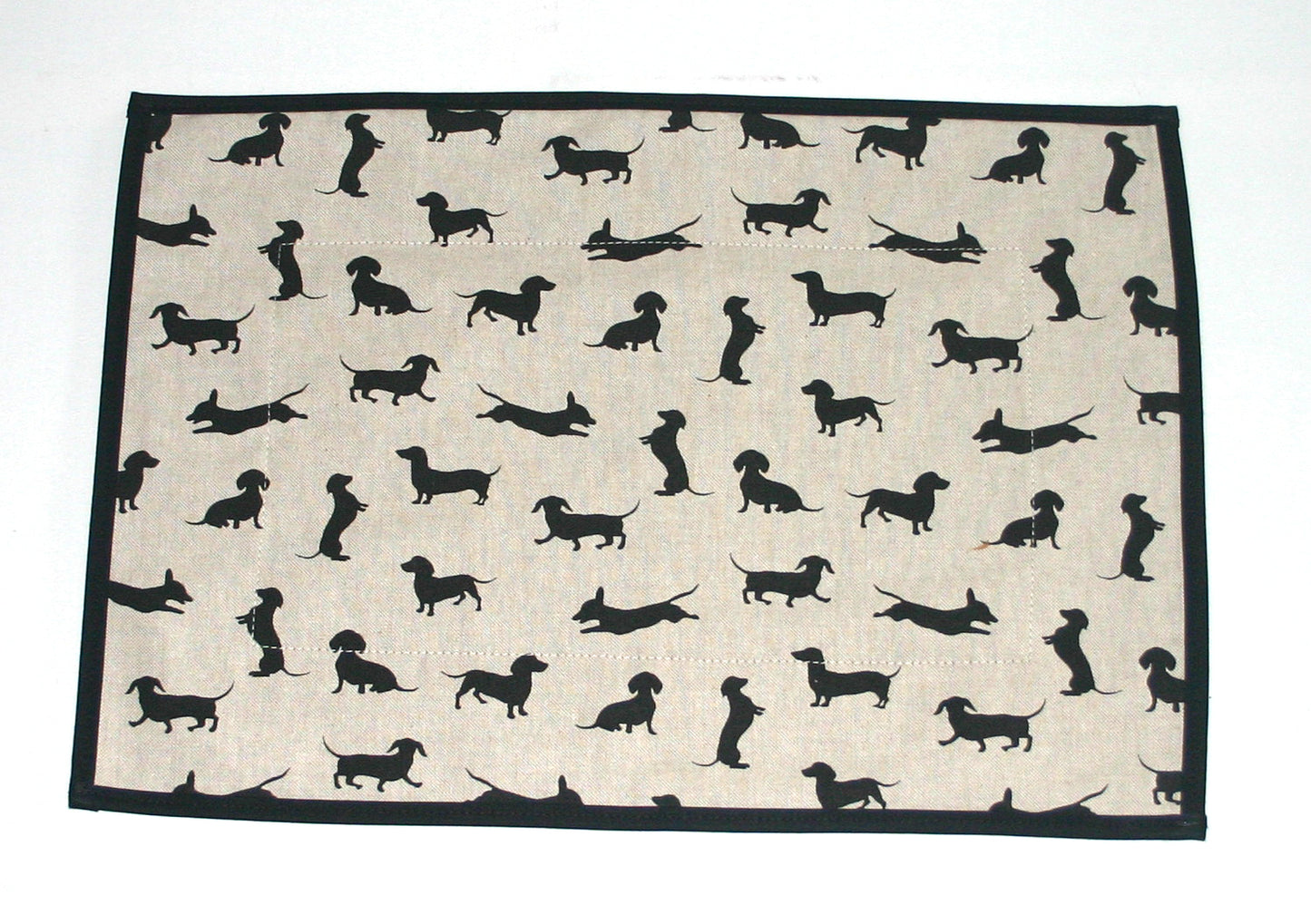 Placemats, Black Dachshund