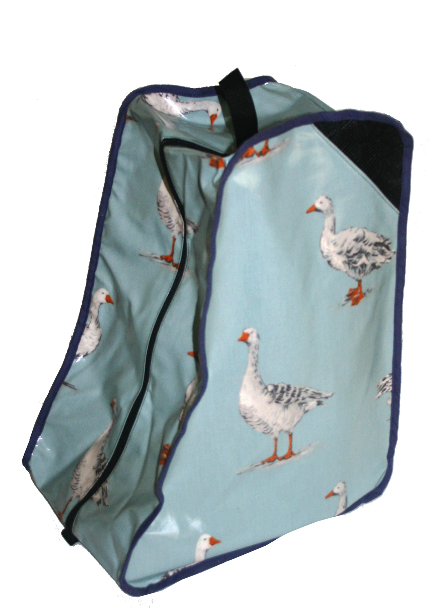 boot bag in geese design
