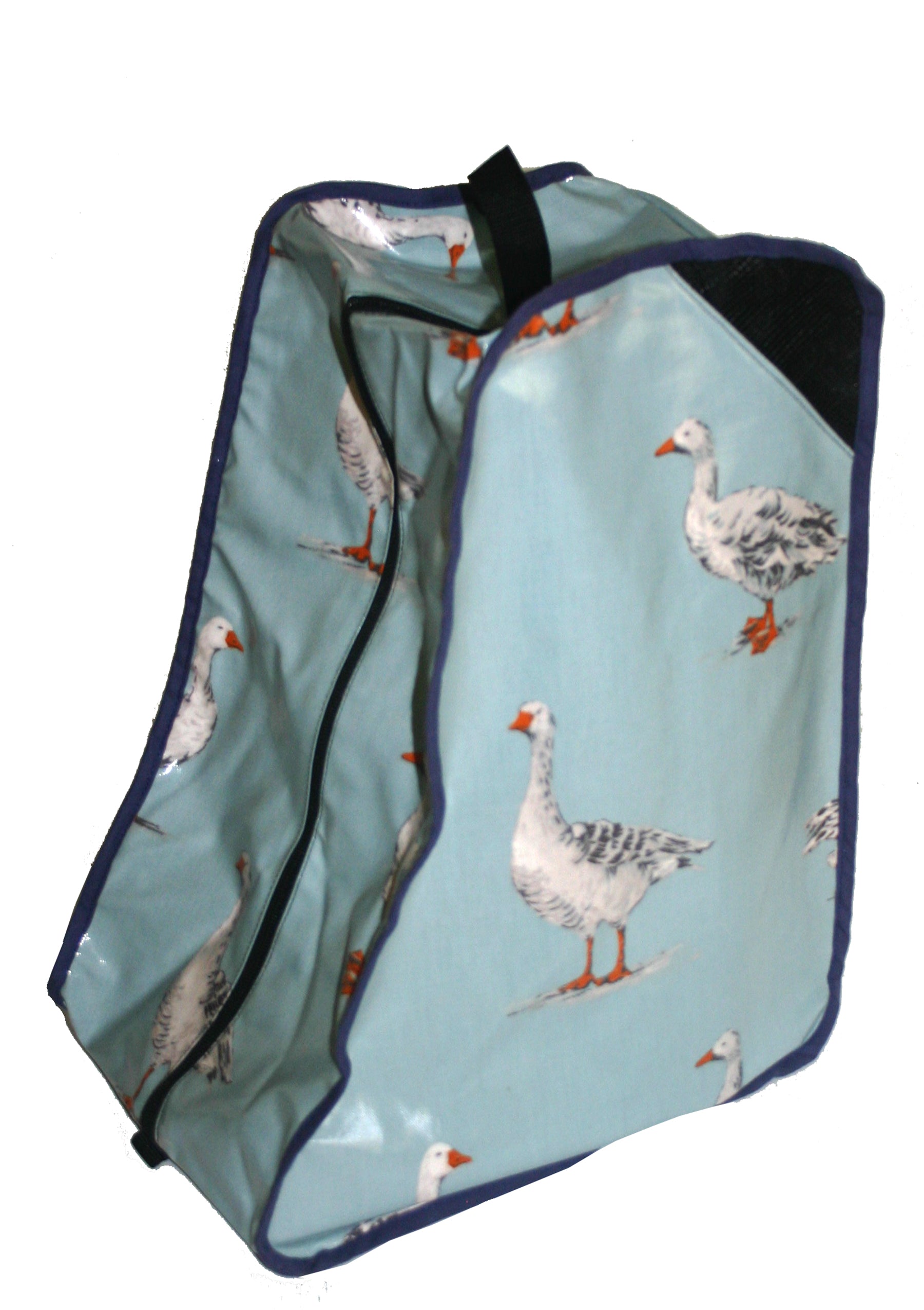 boot bag in geese design