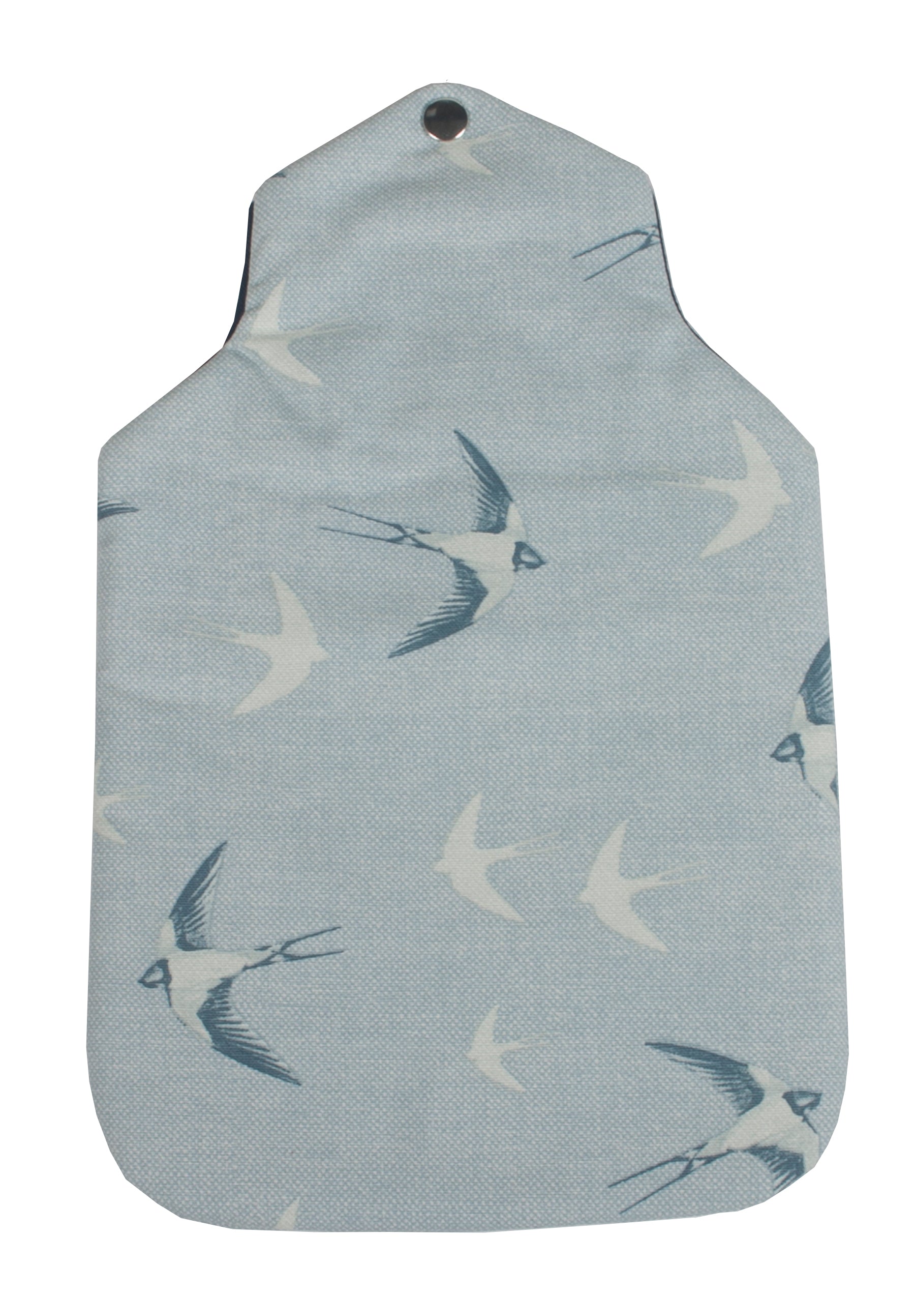 Padded Cotton Hotwater Bottle Cover, Swallows