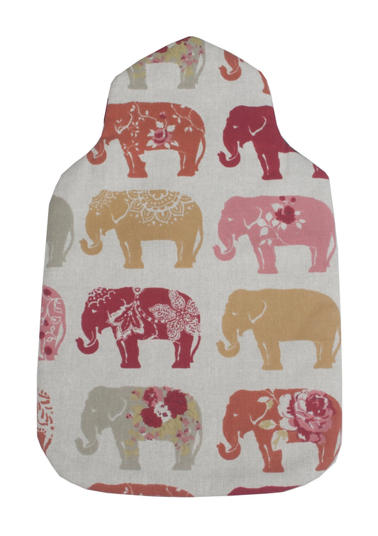 spice elephant hot water bottle cover