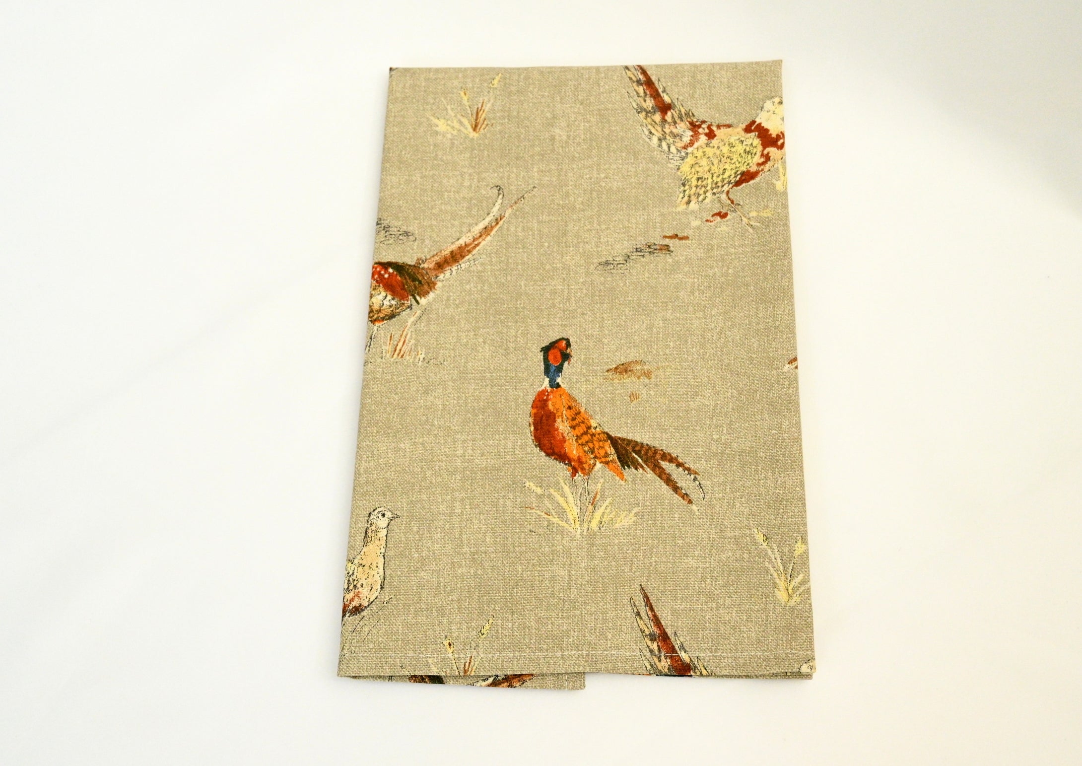 Cotton Tea Towel, Pheasant