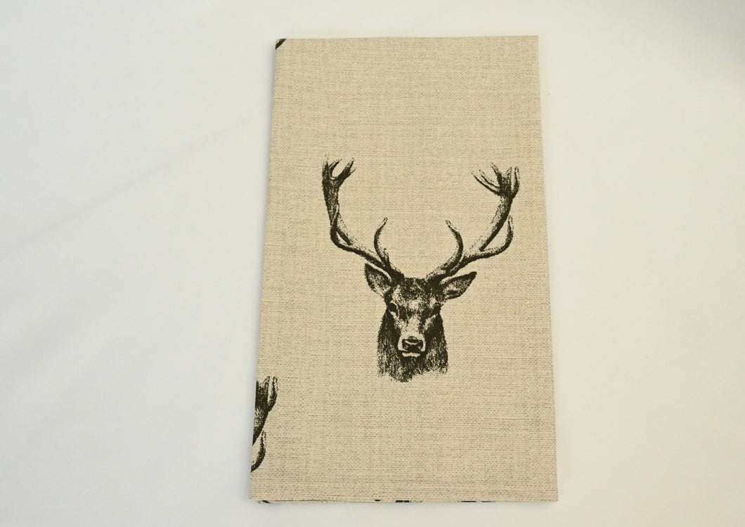 Cotton Tea Towel, Stag