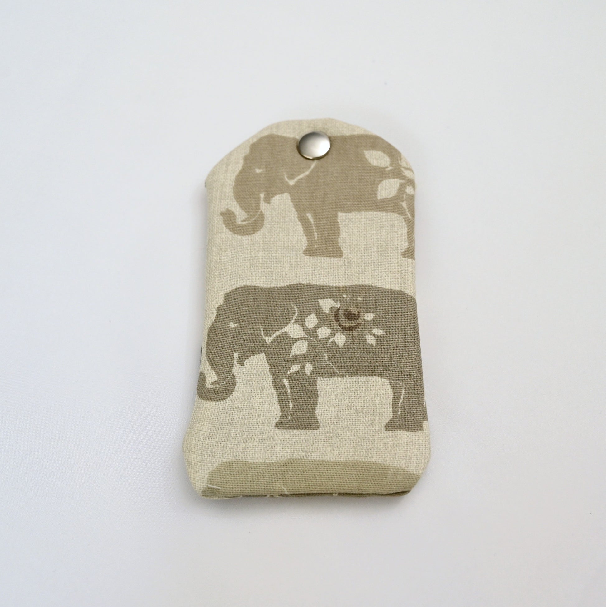 another picture of grey elephant glasses case