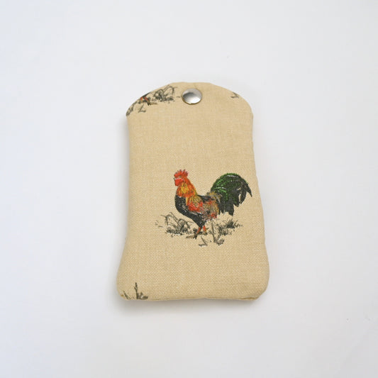 glasses case cockerel design