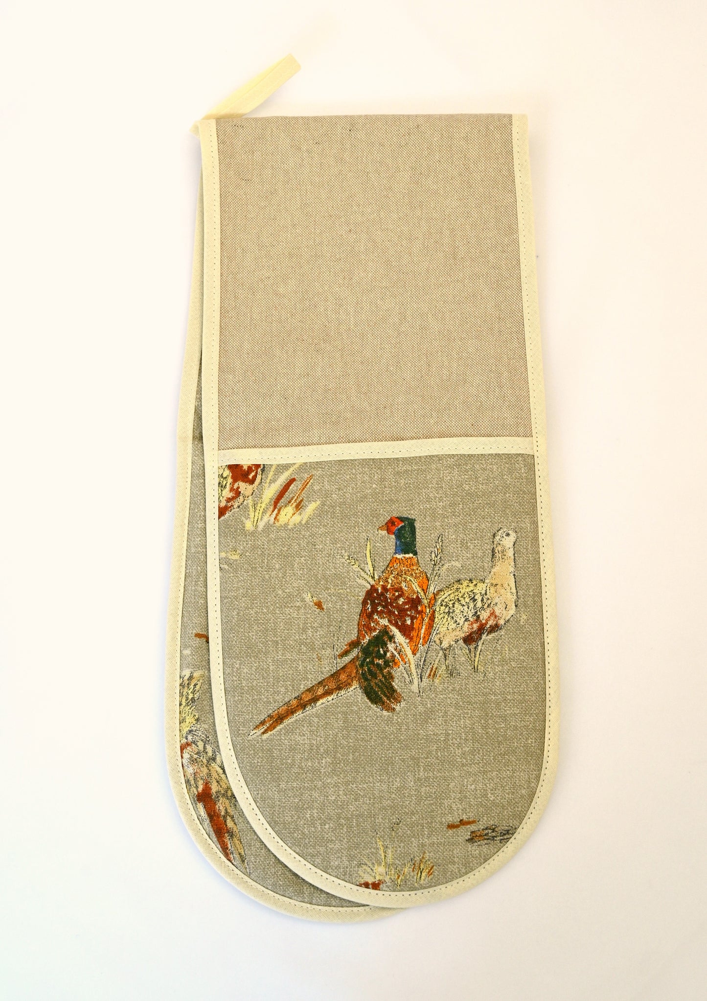 pheasant design oven gloves