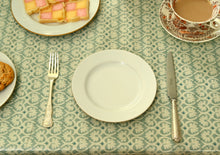 Load image into Gallery viewer, Tablecloth, Green Lotus, Wipe Clean Oilcloth in 5 sizes

