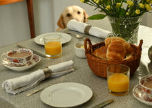 Load image into Gallery viewer, Tablecloth, Diamonds, wipe clean oilcloth in 5 sizes
