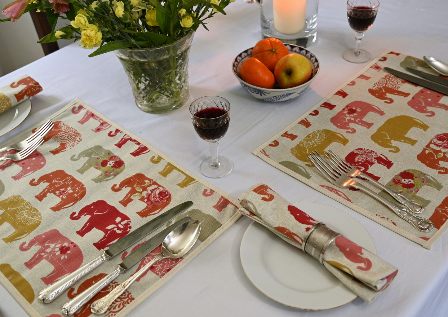 Placemats, Spice Elephants