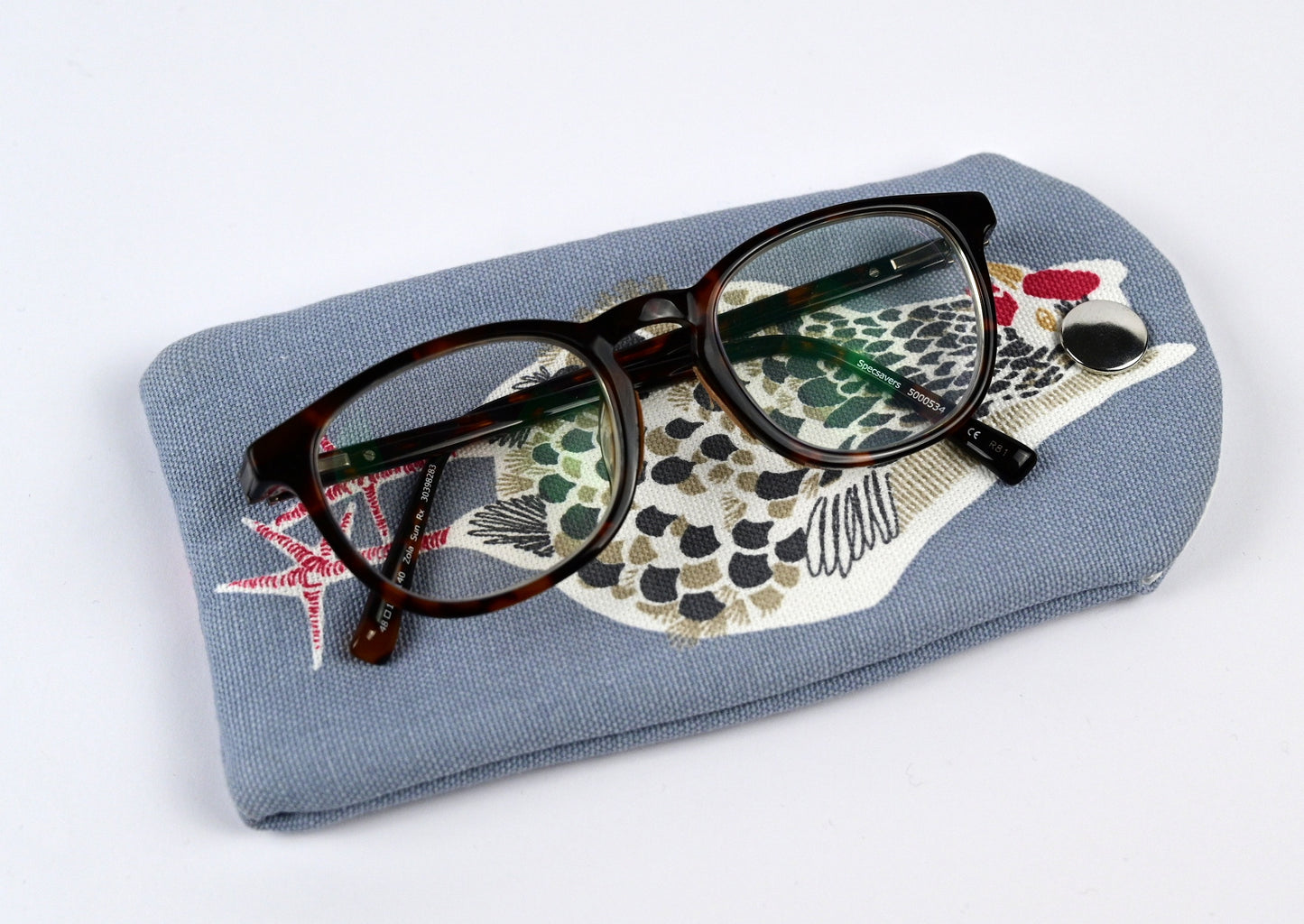 Glasses Case, Chickens
