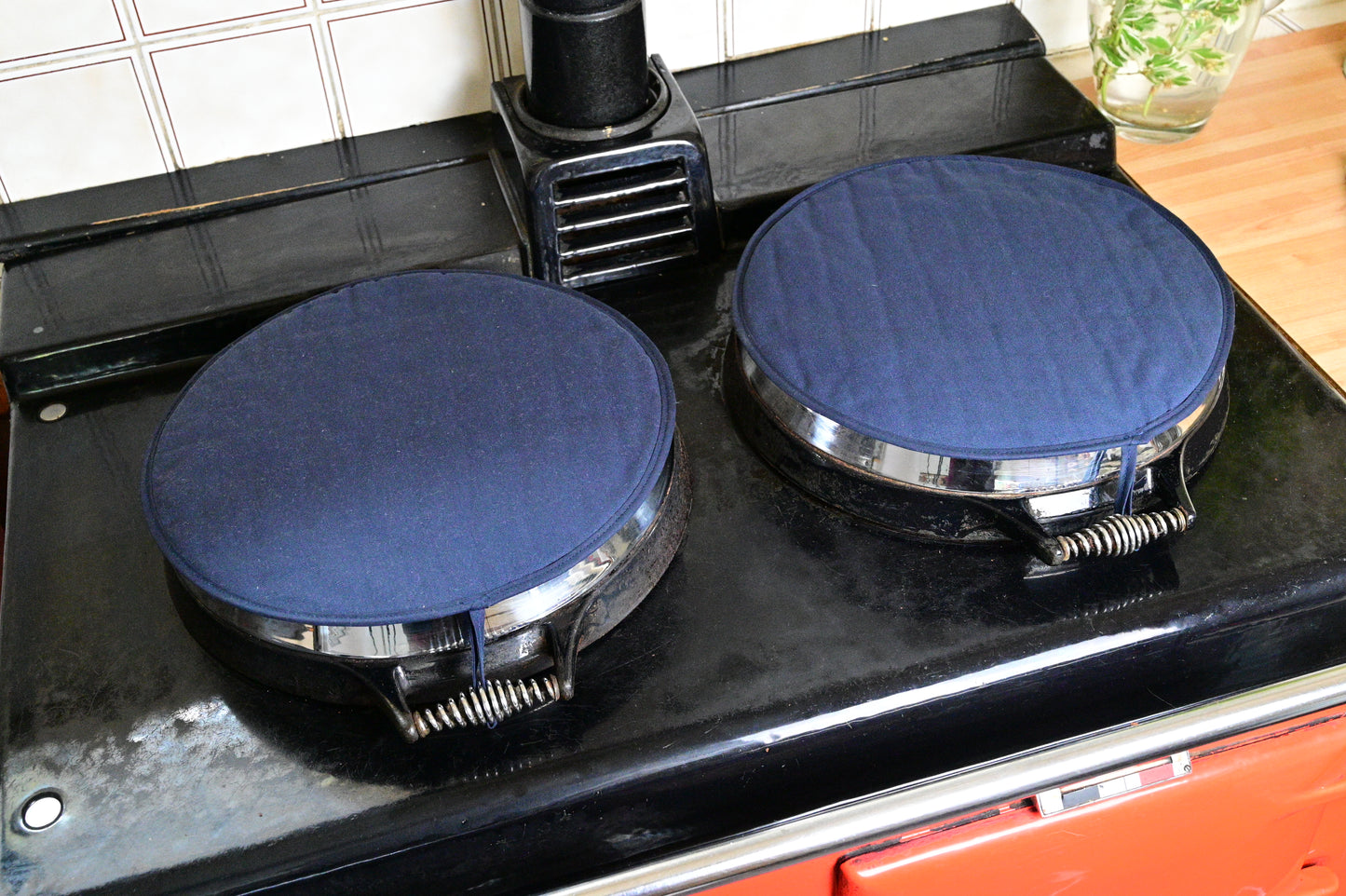 Loop Aga Tops, Range/Hob Covers, Navy (pair)