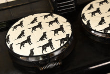 Load image into Gallery viewer, Aga Tops, Range Covers, Chef Pads,Hob Covers,  Black Labrador pair
