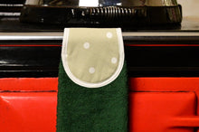 Load image into Gallery viewer, Hang ups, Kitchen towels, Green Spots

