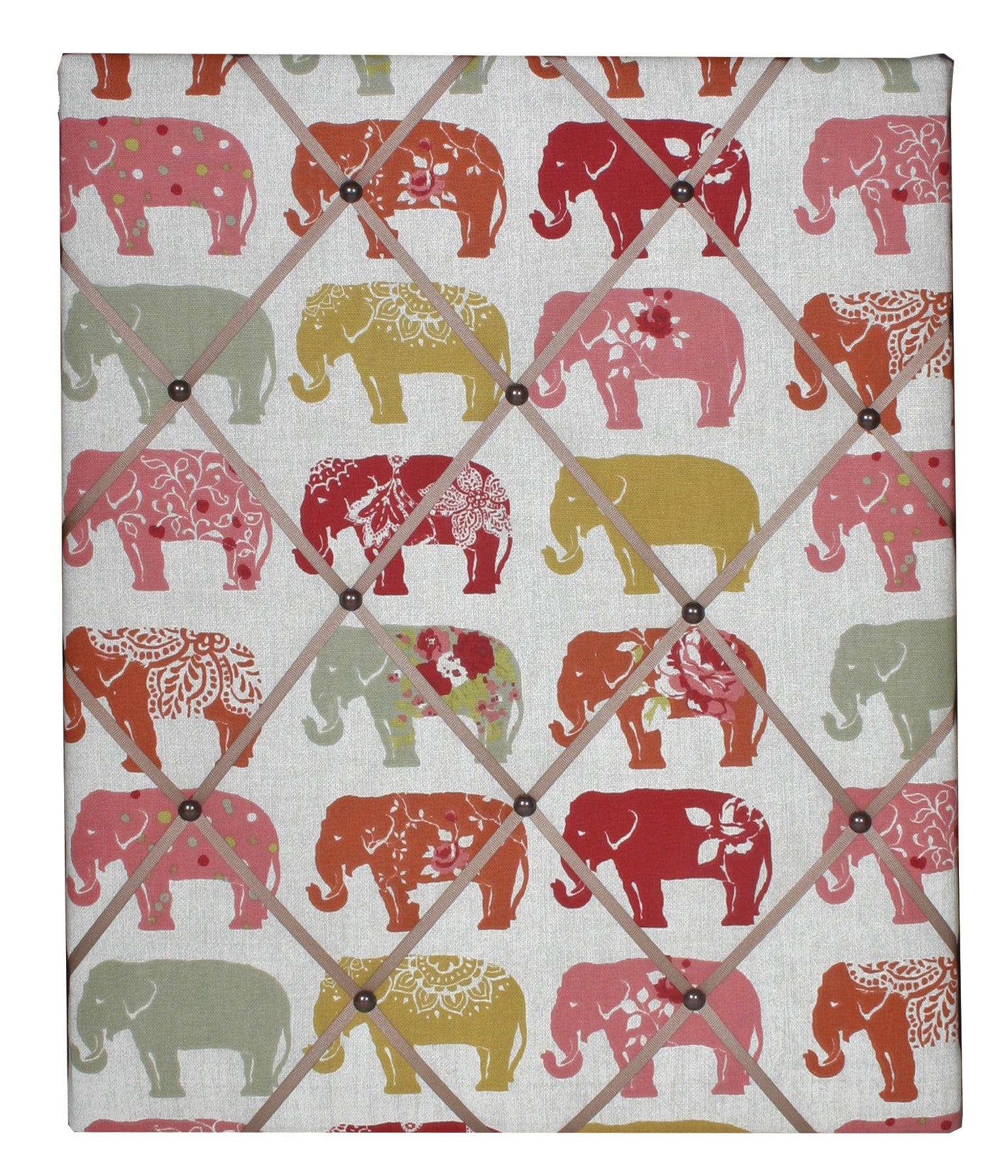 spice elephant notice board on white background