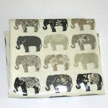 Load image into Gallery viewer, Tablecloth, Grey Elephants, in 5 sizes, Wipe Clean or Cotton material
