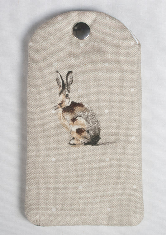 glasses case in hares design