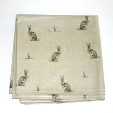 Load image into Gallery viewer, Tablecloth, Hares in 5 sizes, Wipe Clean or cotton materials
