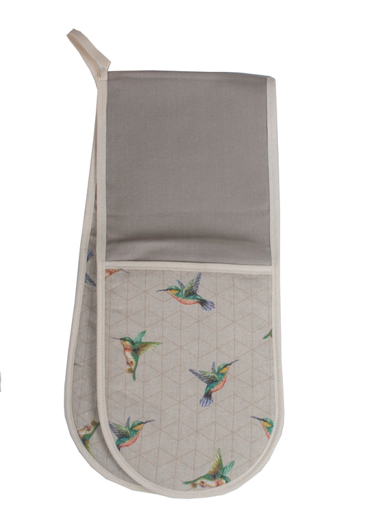 humming birds oven gloves