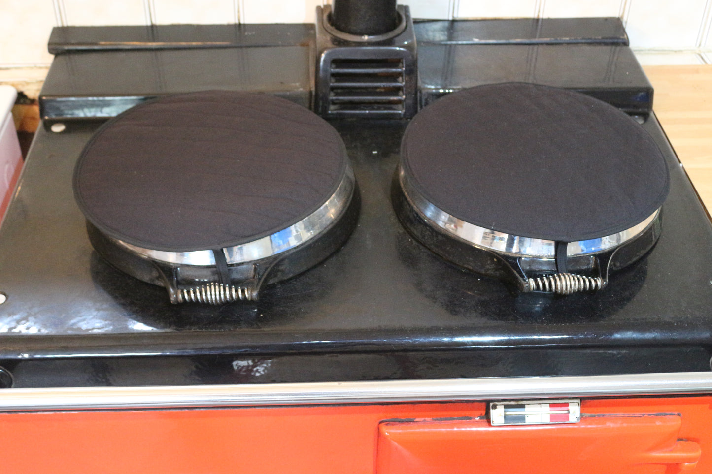 Loop Aga Tops, Range/Hob Covers, Black (pair)